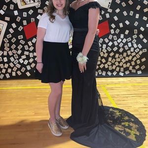 Black Elegant Prom Dress